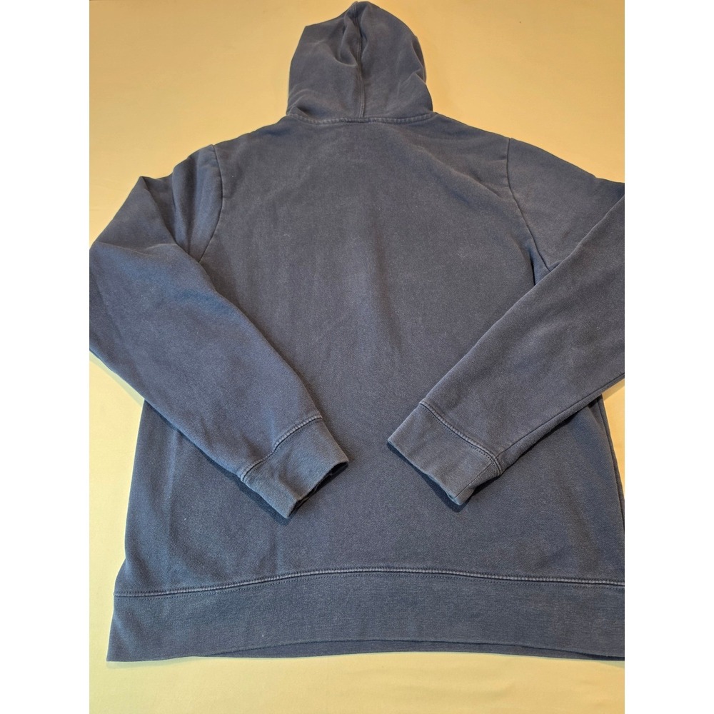 Majestic New York Yankees Hoodie Mens Medium Navy Blue MLB Pullover Sweatshirt - Picture 7 of 8
